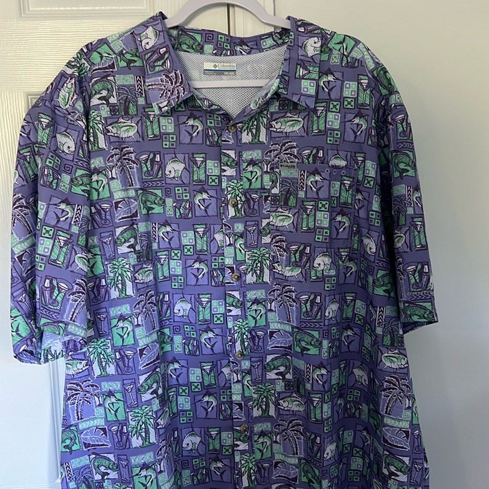 NWOT Men’s Columbia Shirt, Sz 3XT